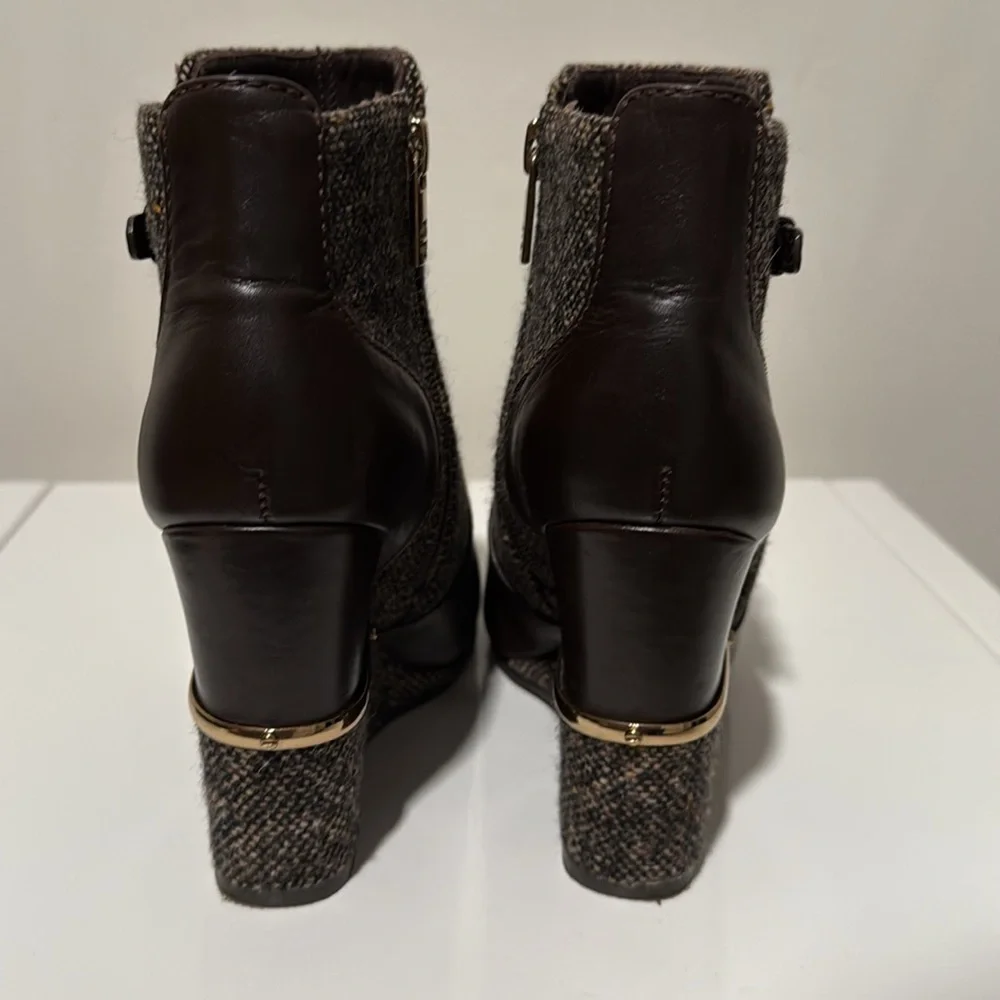 Tory Burch Women's Cherie Wedge Booties Size 6.5